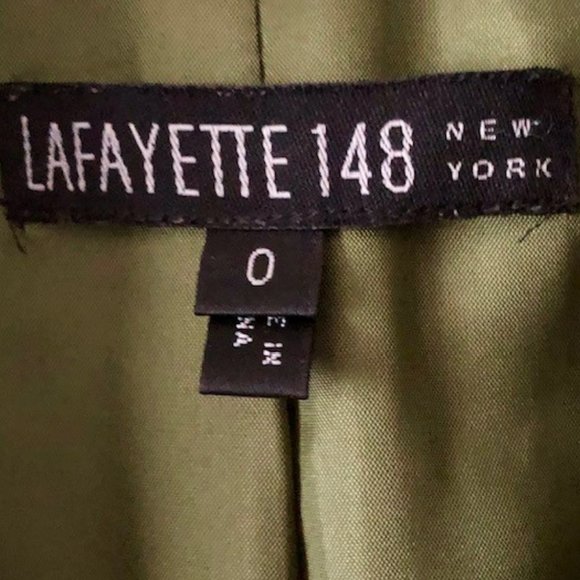 Lafayette 148 New York Jacket Cashmere - Green - 0 - Picture 9 of 13